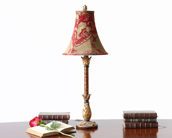 Red And Gold Antique Lamp
