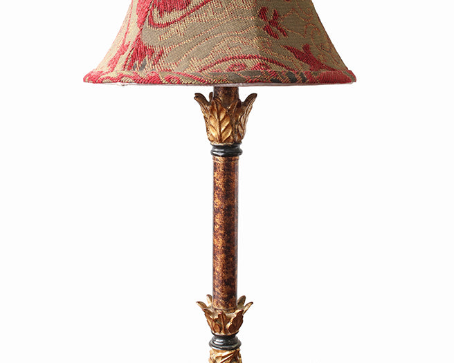 Red And Gold Antique Lamp