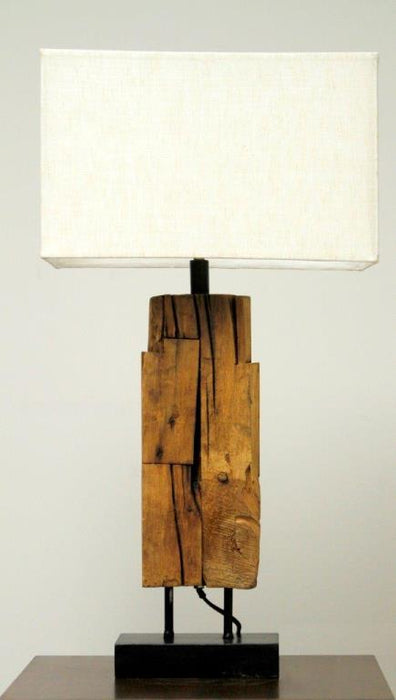 Reclaimed Driftwood Table Lamp