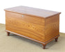 TRNK02ATL - Faux Grain Painted Blanket Chest circa 1870
