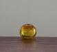 VASE190LA - Small Amber Float Hand Blown Glass Vase