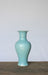 VASE203LA - Aqua Crackle Fish Tail Vase