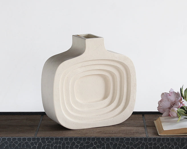 Sonic Square Sandstone Vase