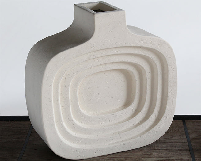 Sonic Square Sandstone Vase