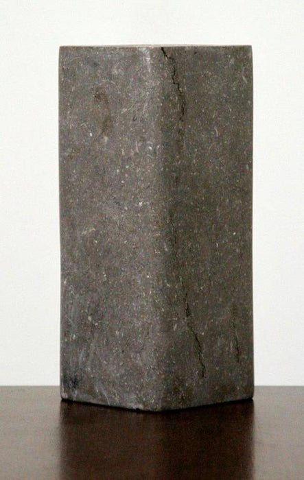 Black Marble Square Vase