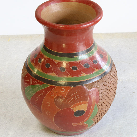 Artisan-made Clay Vase