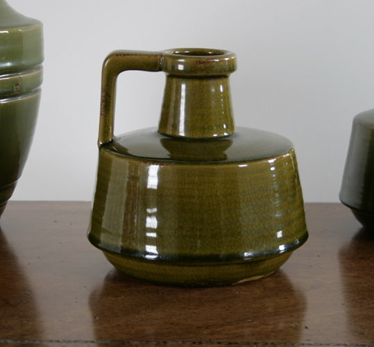 Small Green Ceramic Vase