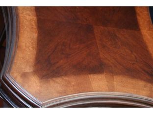 Transitional Style Mahogany End Table