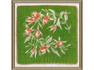 Vintage Silk Handkerchief III 18W x 18H