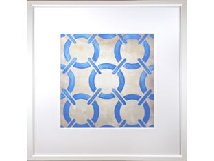 Custom Classical Symmetry - Blue 25W x 25H