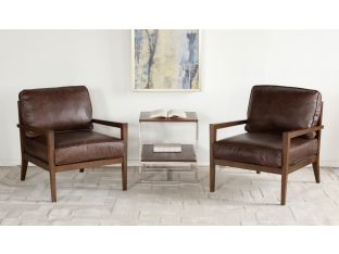 Laurent Wood Frame Accent Chair