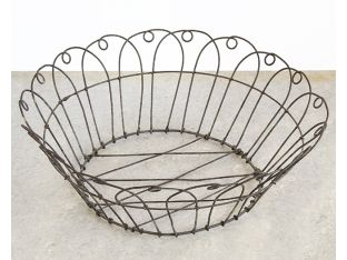 Black Metal Wire Basket