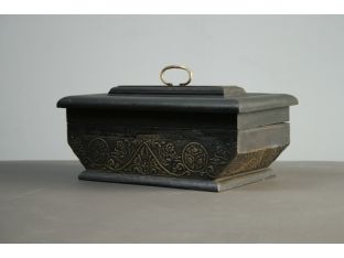 Wood with Brass English Pencil Box