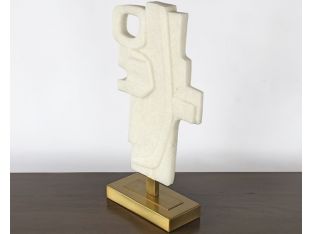 Ivory Abstract Sculpture #2 - Cleared Décor