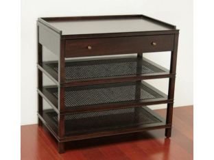 Bailey Console Table with Drawer and Three Undershelves