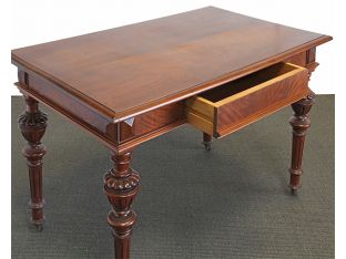 Vintage Jacobean Style Library Table