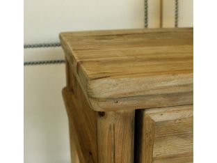 French Farmhouse Side Table in Bleached Pine