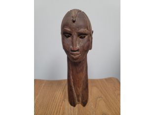 Contemporary East African Carved Wood Bust
