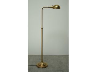 Adjustable Brass Pharmacy Floor Lamp
