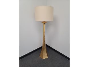Tapered Gold Floor Lamp