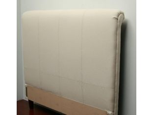 Natural Stitched Queen Headboard