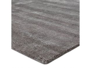 8' x 10' Handwoven Shimmer Rug in Gray w/ Silver Accents