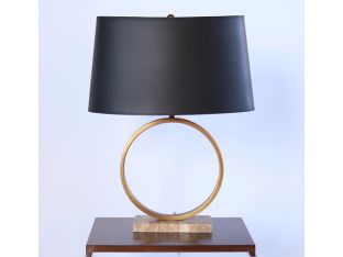 Logan Table Lamp with Black Shade