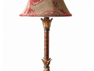 Red And Gold Antique Lamp