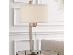 Brushed Steel Table Lamp