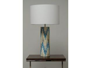 Aqua Mosaic Lamp