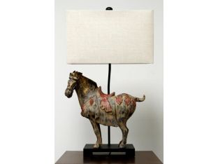 Dynasty Horse Table Lamp