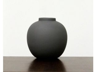 Beton Finish Wide Body Ceramic Vase