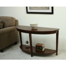 Contemporary Console with Low Shelf