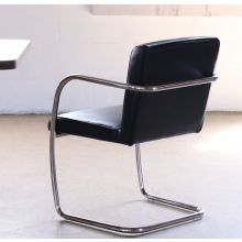 Mitchell Gold Hugo Arm Chair in Black Leather