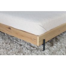 Light Oak Plank King Bed