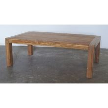 Rustic Wood Parsons Coffee Table