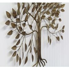 Tree Of Life Brass Wall Sculpture 39W X 34H - Cleared Decor