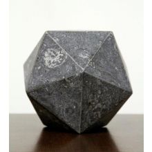 Black Marble Polyhedron