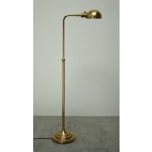 Adjustable Brass Pharmacy Floor Lamp