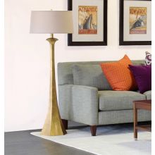 Tapered Gold Floor Lamp
