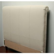 Natural Stitched Queen Headboard