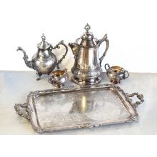 Silver Plated Tea Service - Set of 5