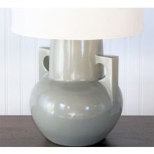 Light Grey Aluminium Table Lamp 