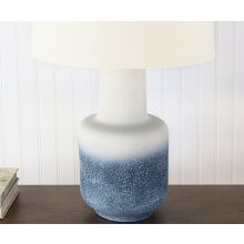 Indigo Ombre Ceramic Table Lamp
